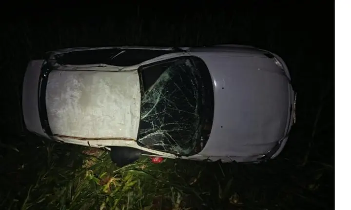 Acidente na PR-466 em Jardim Alegre deixa jovem ferido durante a madrugada