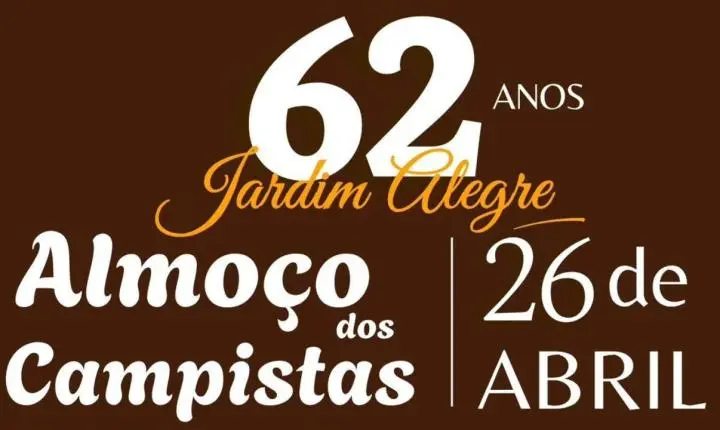 Almoço beneficente marca os 62 anos de Jardim Alegre durante programação de aniversário da cidade