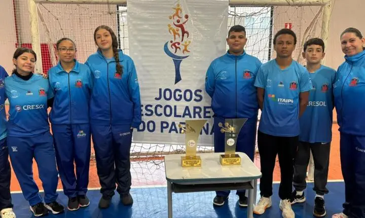 ATEMEJA conquista títulos nos Jogos Escolares do Paraná e leva Jardim Alegre ao pódio estadual no tênis de mesa