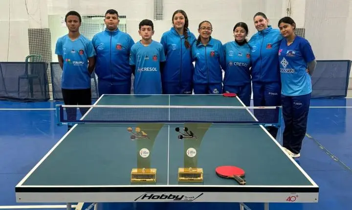 ATEMEJA conquista títulos nos Jogos Escolares do Paraná e leva Jardim Alegre ao pódio estadual no tênis de mesa