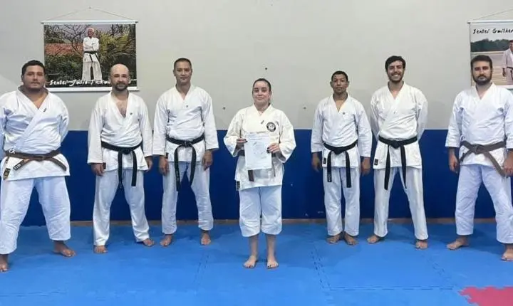 Atleta de Jardim Alegre, Natália dos Santos é convocada para a Seleção Brasileira de Karatê