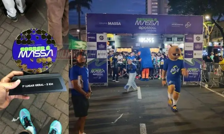 Atleta de Jardim Alegre vence duas corridas em menos de 12 horas e bate recorde pessoal