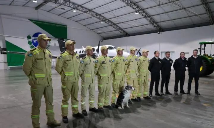 Bombeiros do Paraná embarcam para missão de busca e resgate na Venezuela após terremoto