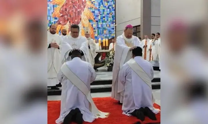 Irmãos são ordenados padres no mesmo dia em Guarapuava, na igreja onde cresceram