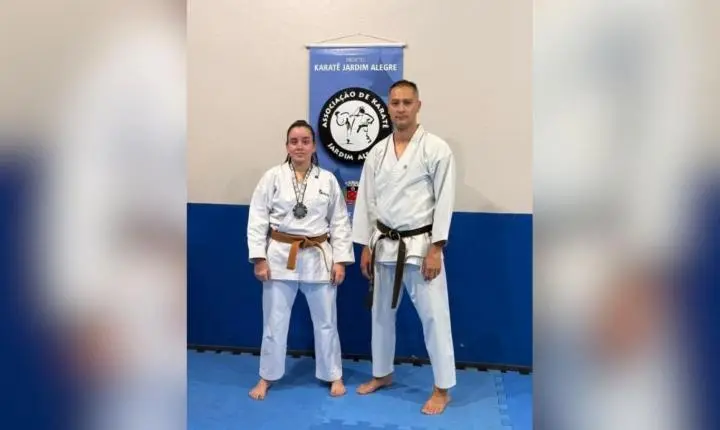 Jardim Alegre conquista pódio no Brasileiro e mira Mundial de Karatê no Egito