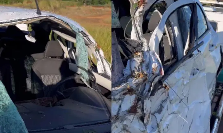 Mais detalhes e imagens do acidente fatal em Jardim Alegre; jovem de 32 anos morreu 