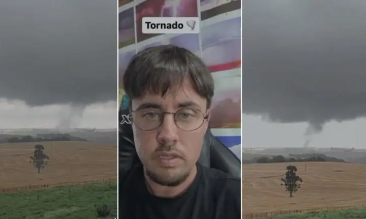 Meteorologista afirma que tornado foi registrado em Ivaiporã