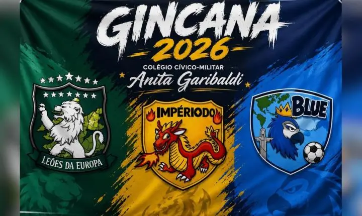 Nesta segunda, Colégio Anita Garibaldi de Jardim Alegre realiza a abertura da GINCO 2026, a primeira gincana após a implantação do modelo cívico-militar