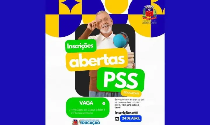 Prefeitura de Jardim Alegre abre processo seletivo para professor