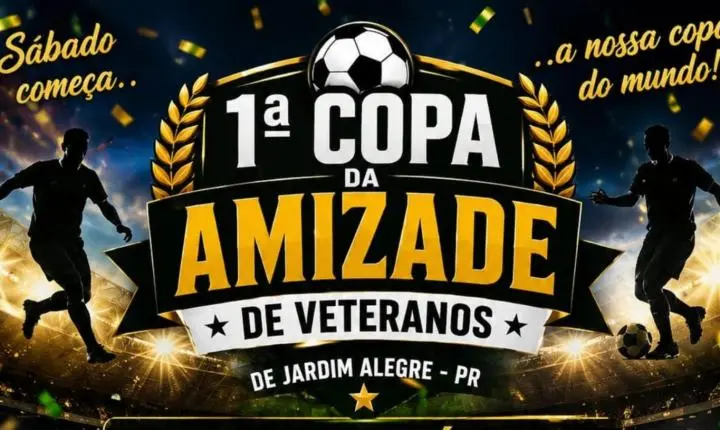 Primeira Copa da Amizade de Veteranos começa neste sábado em Jardim Alegre
