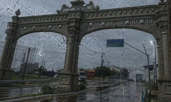 Quarta-feira tem previsão de 55 mm de chuva em Jardim Alegre