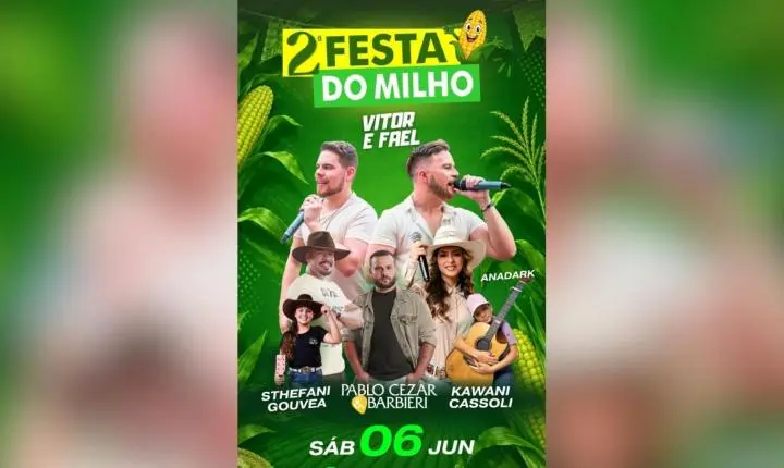 São Pedro do Ivaí promove 2ª Festa do Milho neste final de semana